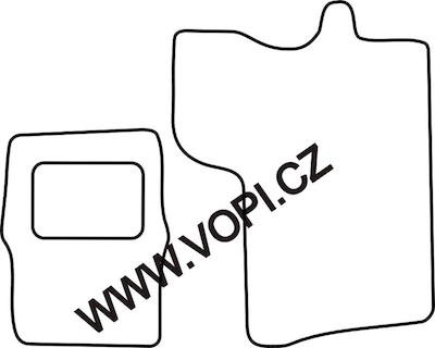 Autokoberce Renault Master 1998 - 2004 Colorfit (3824)